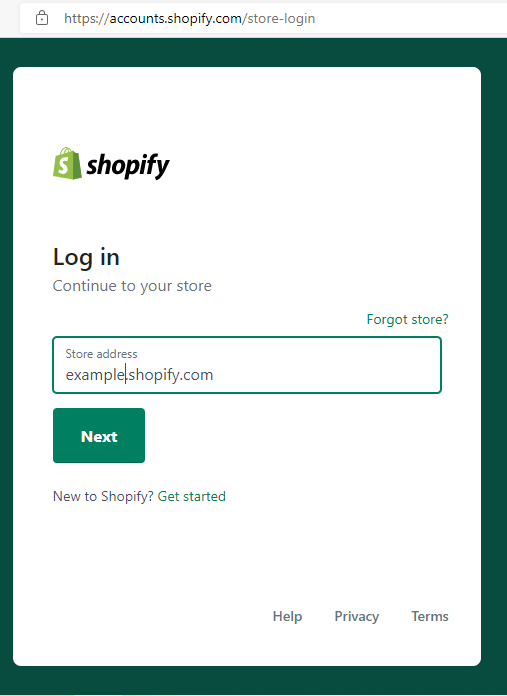 login